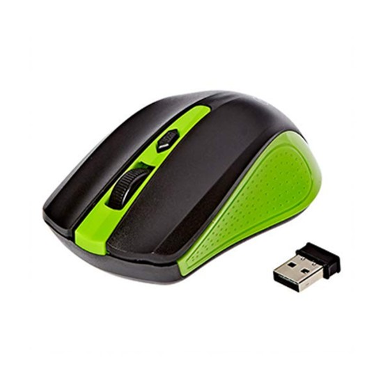 MOUSE PARA JOGOS SEM FIO G211 / G-211 PARA LAPTOP/PC VERDE